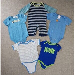 Baby Infant Boy Clothing Bundle Bodysuit Variety Of Colors 11 Pieces Newborn #8